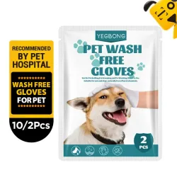 Disposable Pet Dry Washing Gloves